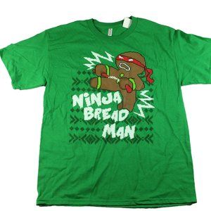 Ninja Gingerbread Man Size L  Short Sleeve Shirt